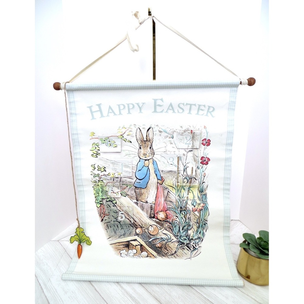 NEW! Pottery Barn Kids Beatrix Peter Rabbit Easter Countdown Calendar